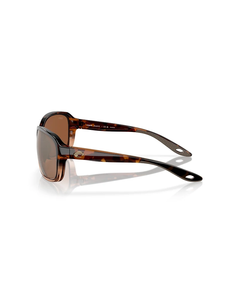 Costa Del Mar Women's Polarized Sunglasses, Seadrift 6S9114