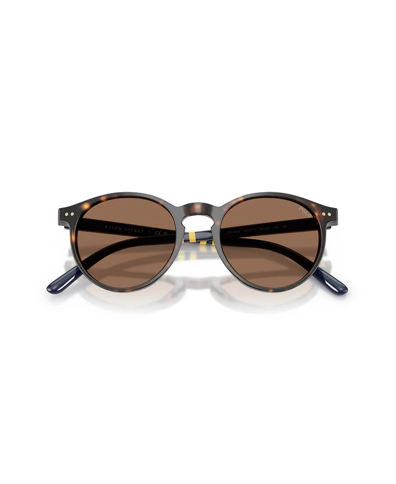 Polo Ralph Lauren Men's Round Sunglasses, PH4236
