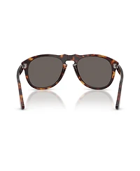 Persol Unisex Pilot Sunglasses, PO0649NE
