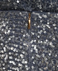 Donna Karan New York Women's Sequin Pencil Midi Skirt