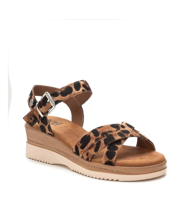 Xti Women's Wedge Ankle Strap Sandals
