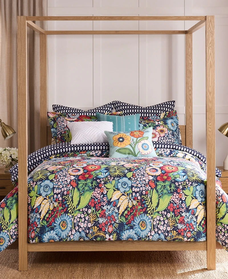 Levtex Home Night Garden Reversible -Pc. Duvet Cover Set