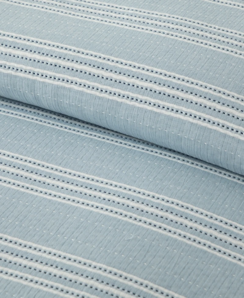 Levtex Home Clayton Stripes Textured 3-Pc. Comforter Set, Full/Queen