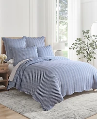 Levtex Martha Stripe 2-Pc. Sham Set, European