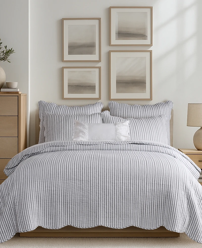 Levtex Martha Stripe Reversible 2-Pc. Quilt Set, Twin/Twin Xl