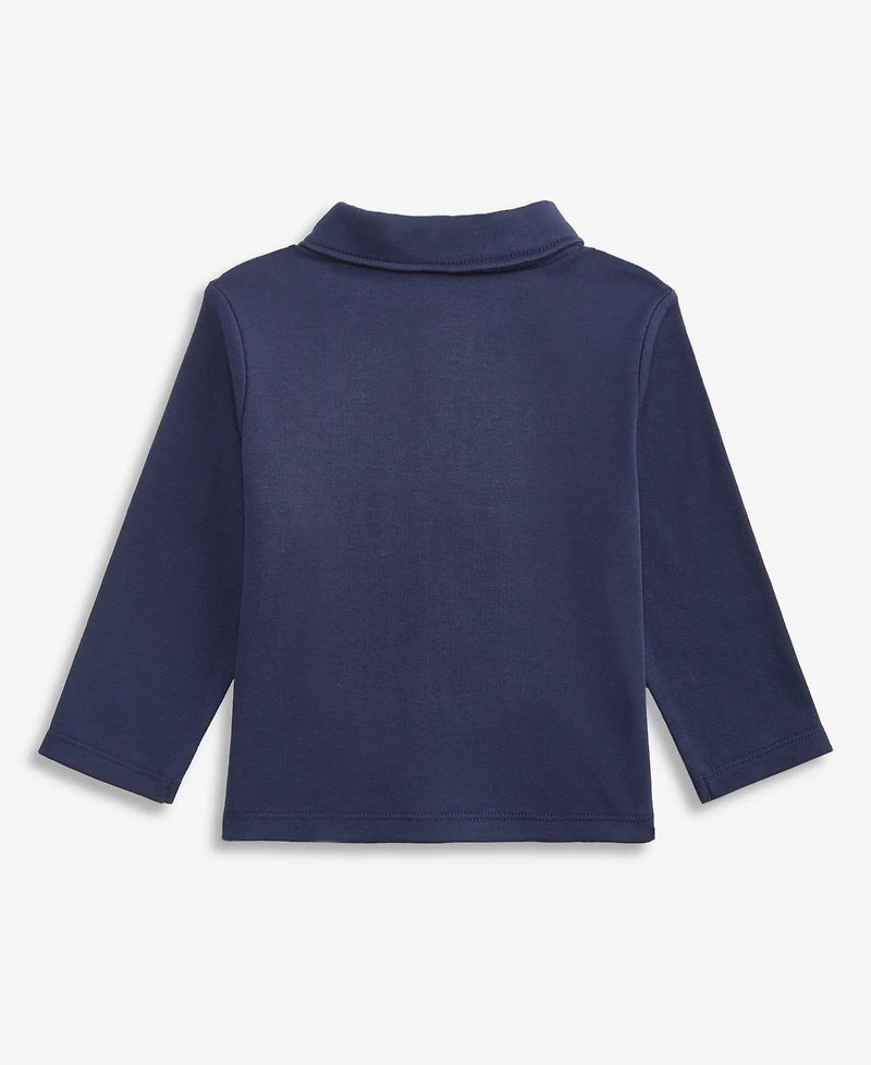 First Impressions Boys Toddler 2T-4T Long-Sleeve Mini Car Polo Shirt, Macy's Exclusive