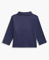 First Impressions Boys Toddler 2T-4T Long-Sleeve Mini Car Polo Shirt, Macy's Exclusive