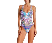 La Moda Clothing Women's Cutout One Piece Swimsuit