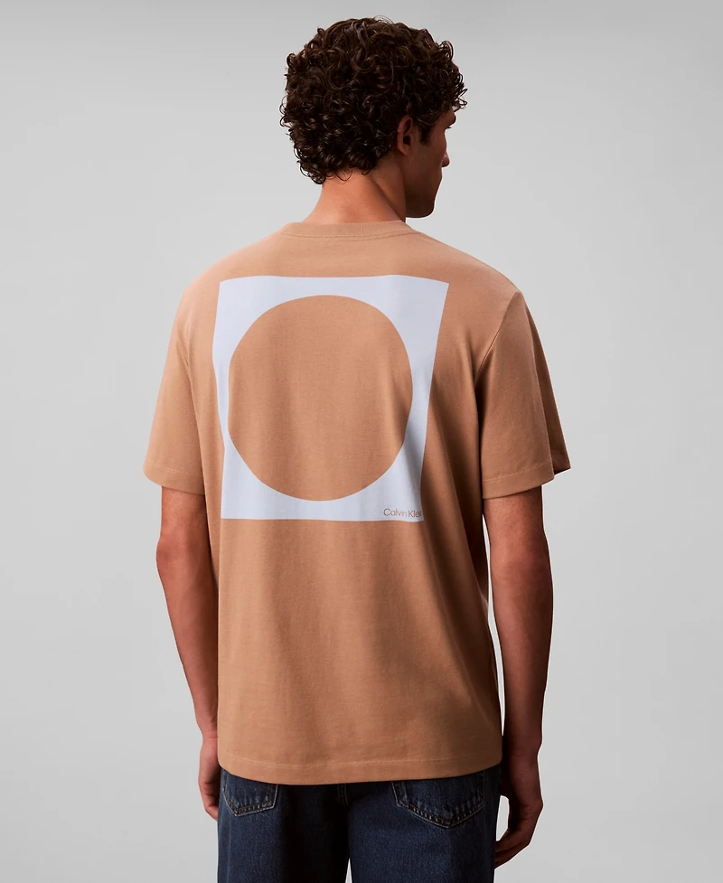 Calvin Klein Men's Circle Graphic Relaxed Fit T-Shirt