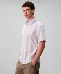 Calvin Klein Men's Classic Fit Striped Shirt