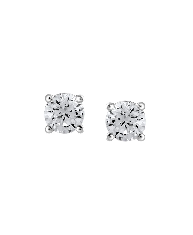 Macy's Diamond Stud Earring (5/8 ct. t.w.) in 14K White Gold