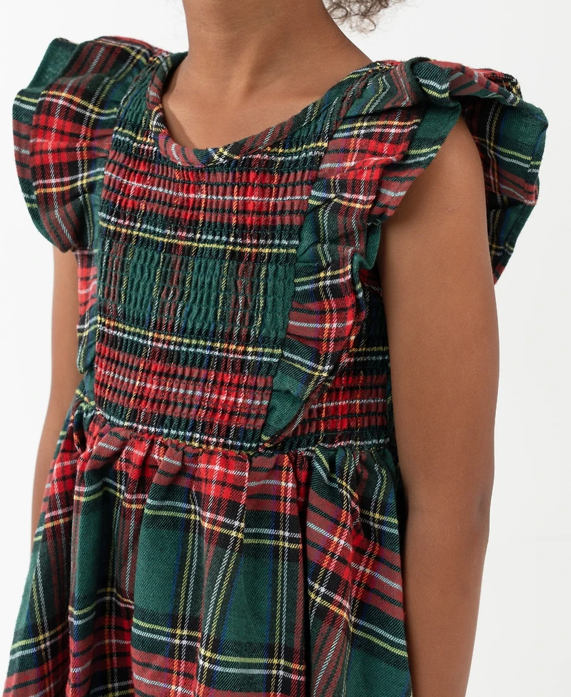 Rare Editions Girls 2T-6X Sleeveless Smocked Dress