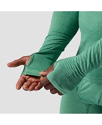 Backcountry Men's Pines Microgrid Ultra-Lt Baselayer Zip Scuba Top Lightweight Long Underwear Tops