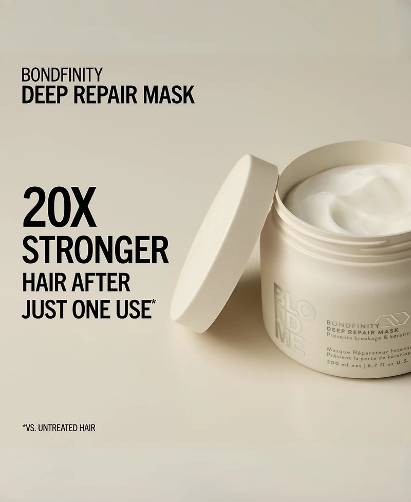 Schwarzkopf BlondMe Bondfinity Deep Repair Mask, 6.7 oz.