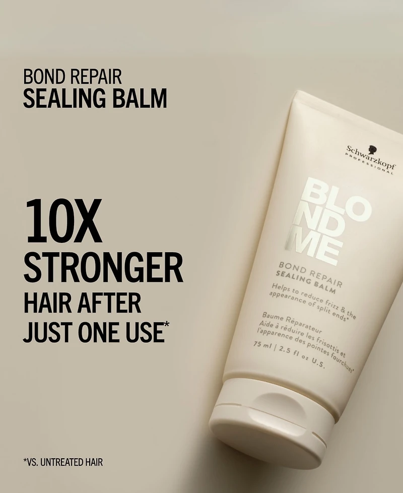 Schwarzkopf BlondMe Bond Repair Sealing Balm, 2.5 oz.