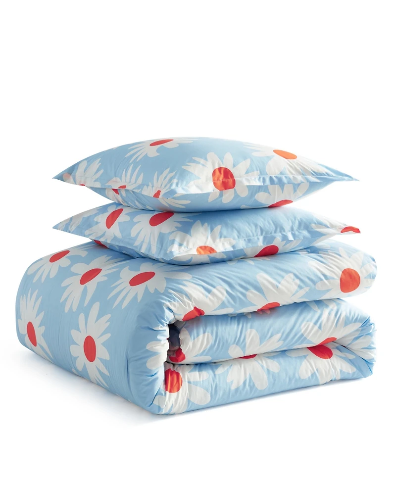 Marimekko Rakastaa Ei Rakasta Cotton 3-Pc. Comforter Set, King