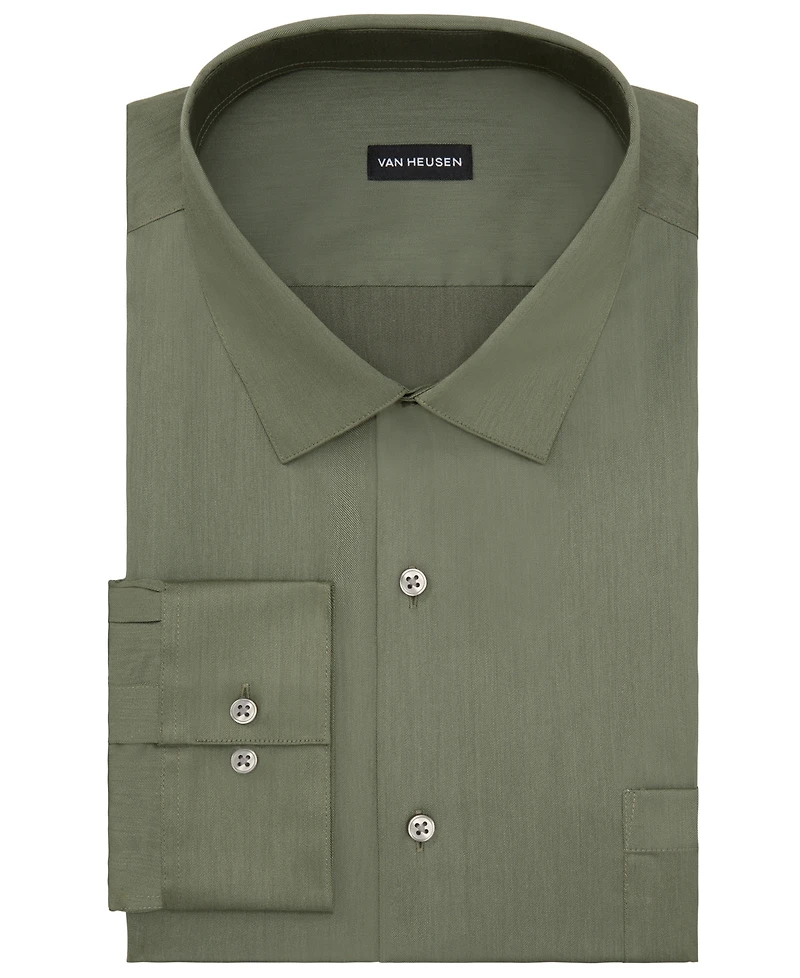 Van Heusen Men's Regular Fit Spread Collar Dress Shirt