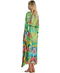 La Moda Clothing Women's Rossie Maxi Belted Wrap Cover Up Dress
