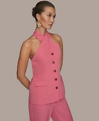 Donna Karan New York Women's Sleeveless Vest Jacket