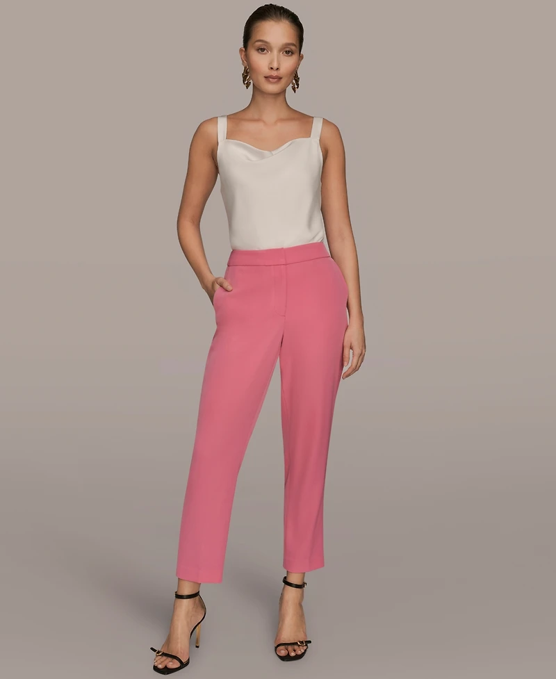 Donna Karan New York Women's Straight-Leg Ankle-Length Pants