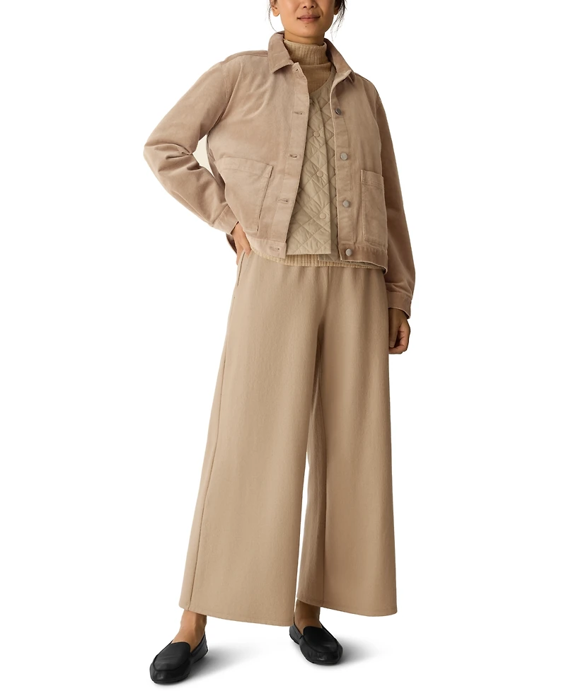 Eileen Fisher Women's Classic Collar Long Sleeve Jacket