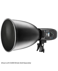 Westcott 45-Degree Deep Focus Reflector with Honeycomb Grids & Diffusion, Bowens-Mount, Silver/Black