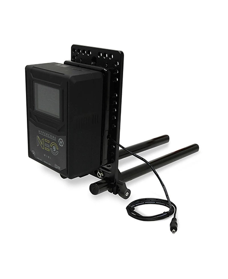 Core Swx 15mm Rail Mount Cheese Plate with 3-Stud Battery Plate and 18" Regulated 8V Cable for Canon C100/C100MK2