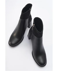 Prologue Shoes Ropa Block Heel Zip Boot (Women)