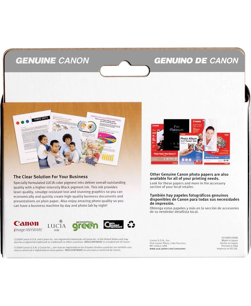 Canon Pgi-9 / Pgi-7 5-Color Multi Pack Inkjet Inks, Combo/Value Pack for iX7000, MX7600 Pixma Series Printers