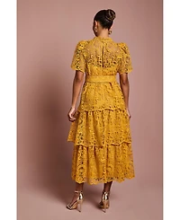 Coast Women's Tiered Lace Midi Dress