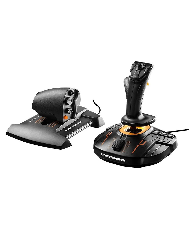 Thrustmaster T.16000M Fcs Hotas Flight Stick and Throttle for Pc, Black