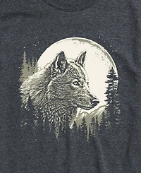 Airwaves Men's Stunning Wolf Design Short Sleeve T-Shirt