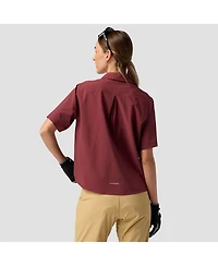 Backcountry Women's Slickrock Short-Sleeve Button-Up Jersey Mountain Bike Jerseys Short Sleeve