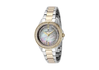 Technomarine Women's Tm-826011 Luna Quartz Grey, White Dial Watch