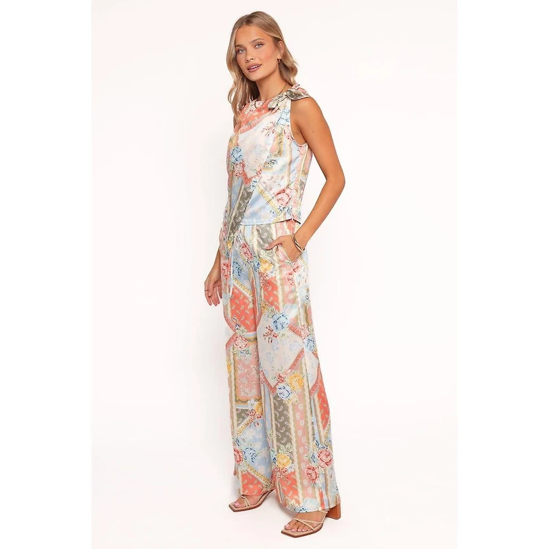 Petal and Pup Women's Charly Wide Leg Pant - Bel Air Rose
