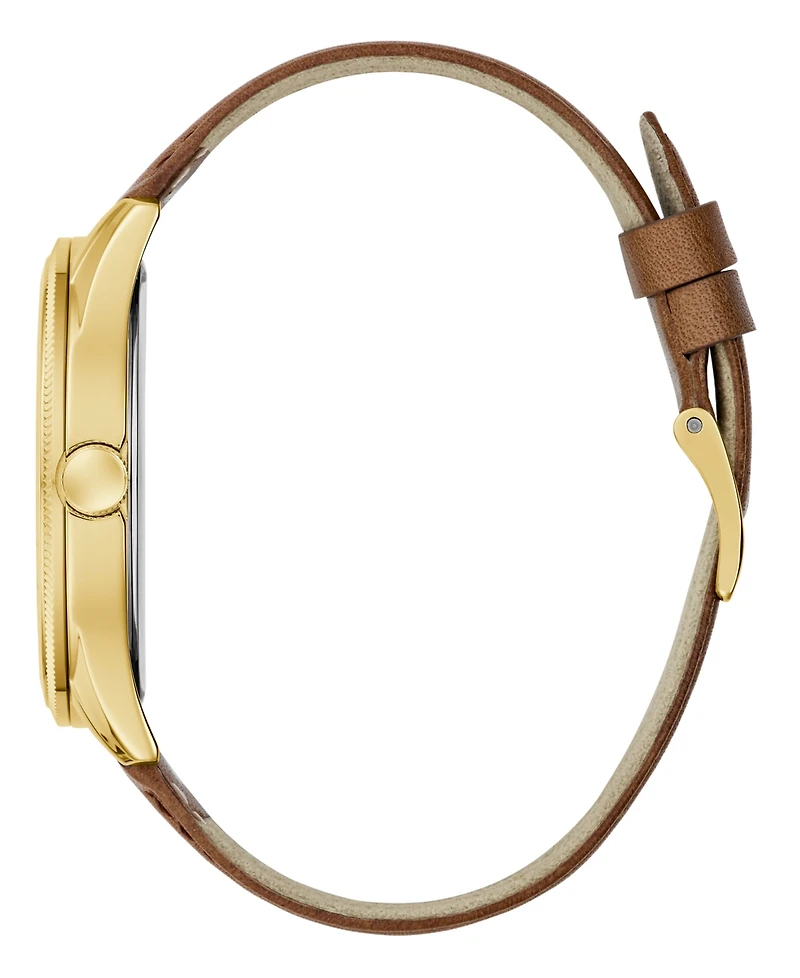 Guess Men's Gold-Tone Analog Watch, 44mm