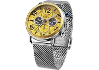 Invicta Men's 49374 Speedway Quartz Chronograph Yellow Dial Watch