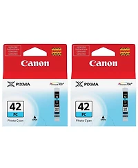 Canon Cli-42 Photo Cyan Ink Cartridge for Pixma Pro-100 Printer, 2-Pack
