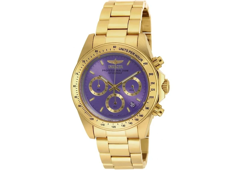 Invicta Women's 18257 Speedway Quartz Chronograph Purple Dial Watch