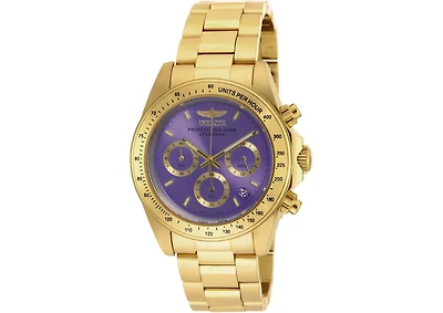 Invicta Women's 18257 Speedway Quartz Chronograph Purple Dial Watch