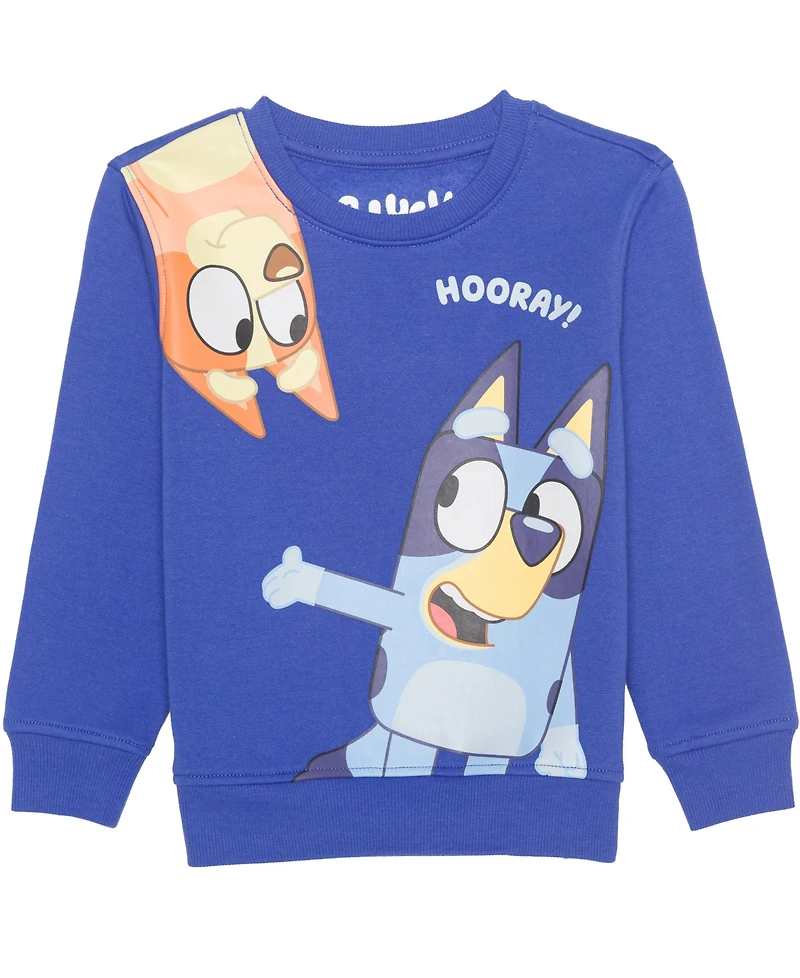Bluey Boys Toddler 2T-5T 3-Piece Printed T-Shirt, Short-Sleeve T-Shirt and Joggers Set