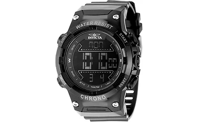 Invicta Men's 49040 Invicta Racing Digital Gmt/Alarm Black Dial Watch