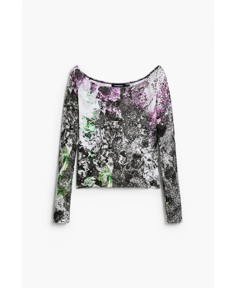 Desigual Women's T-shirt designed by Mr. Christian Lacroix