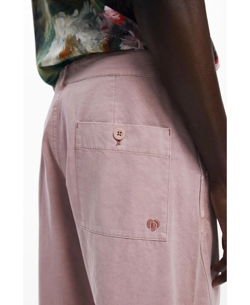 Desigual Men's Long pants with topstitching