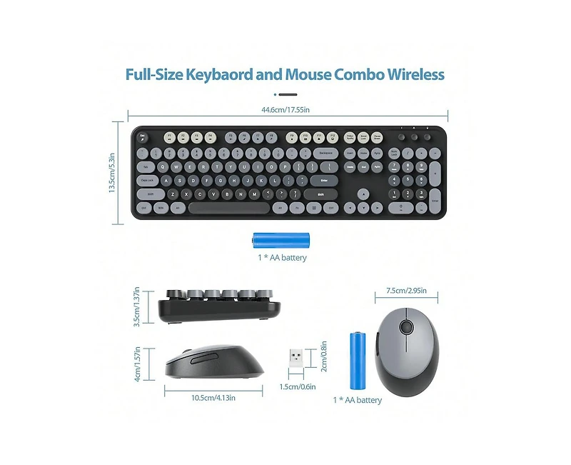 Wireless Keyboard And Mouse Set