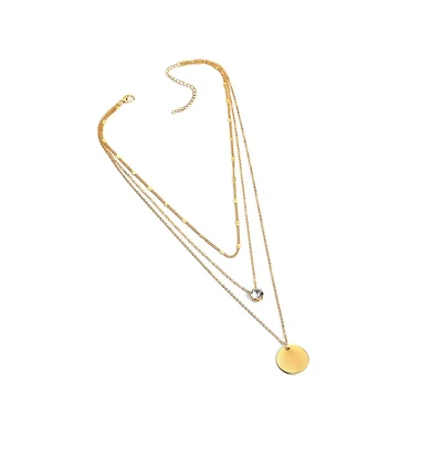 Sohi Women's Everyday Multi-Layer Necklace