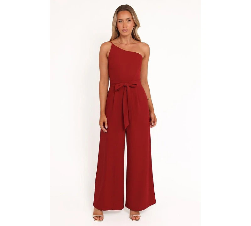 Petal and Pup Women's Leyton Jumpsuit - Deep Red