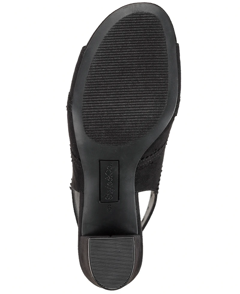 Style & Co Women's Peggyy Peep-Toe Sandals, Macy's Exclusive