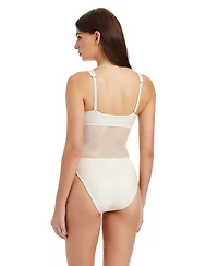 Sanctuary Sea Crochet Over The Shoulder Scoop Neck Tank Swimsuit