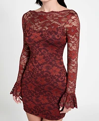 Guess Women's Seraphina Long Sleeve Dress